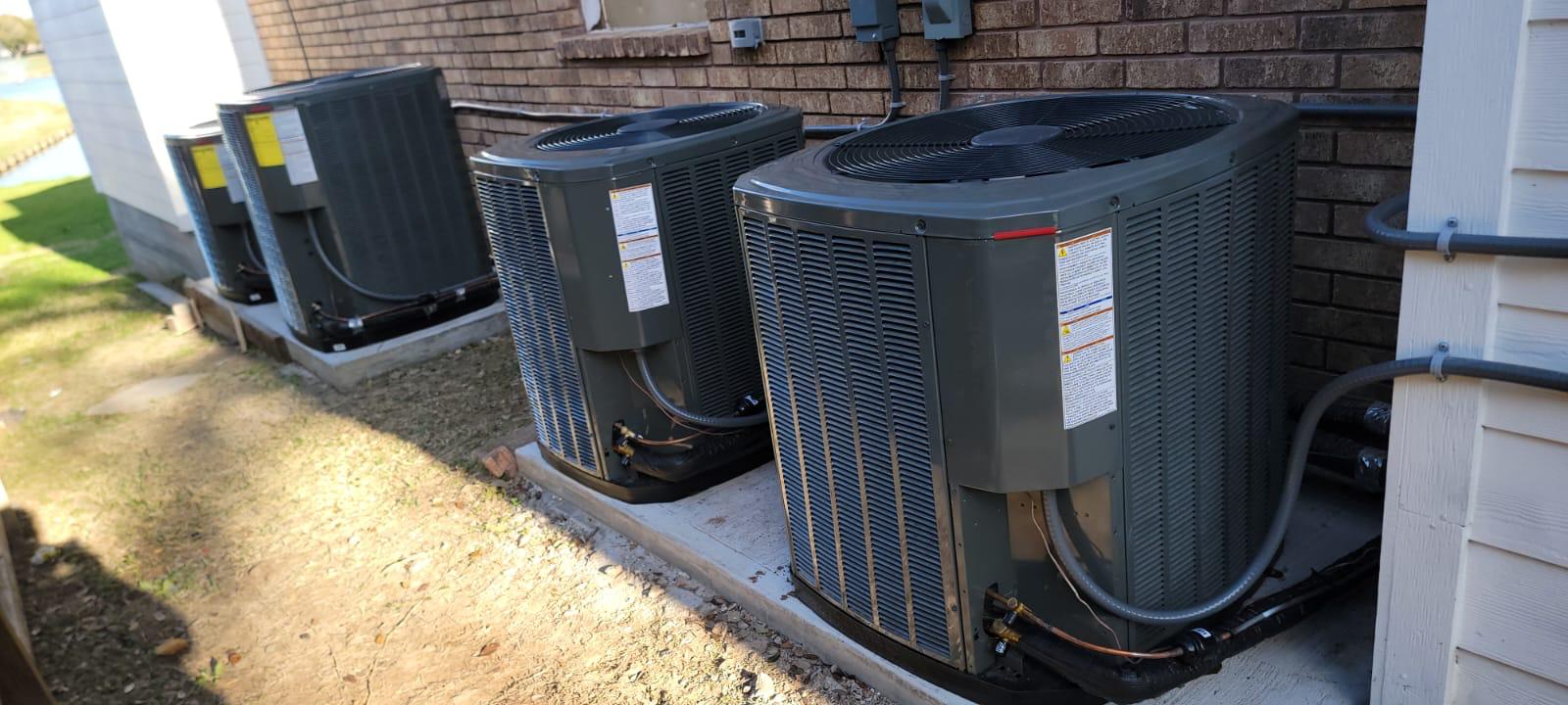 Outside Units Installation — Houston TX