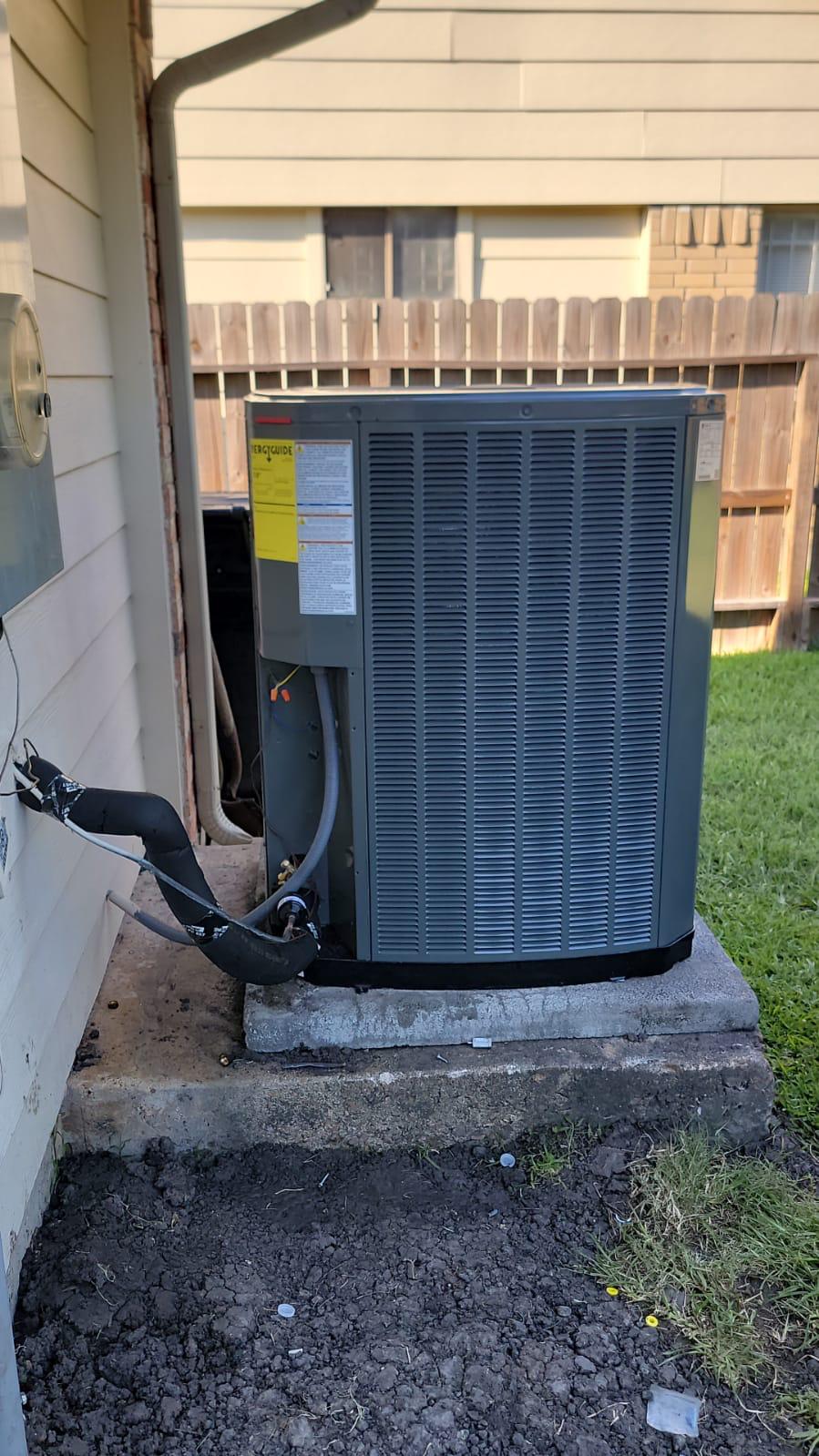 Outside Units Installation — Houston TX