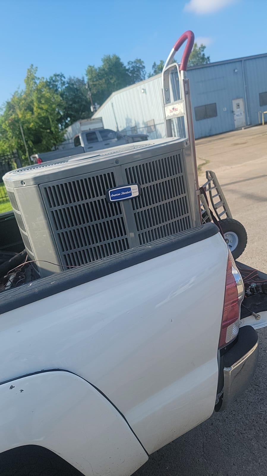 Outside Units Installation — Houston TX