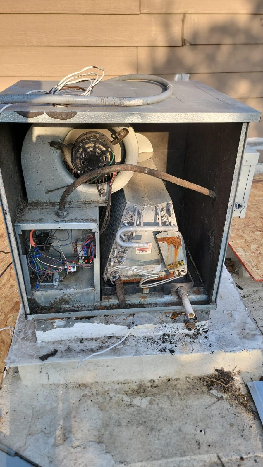 rooftop HVAC equipment maintenance for a Sunnyside home